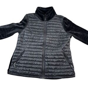 32 Degrees Women's Black Quilted Ultra-Light Down Packable Puffer Jacket Size XL